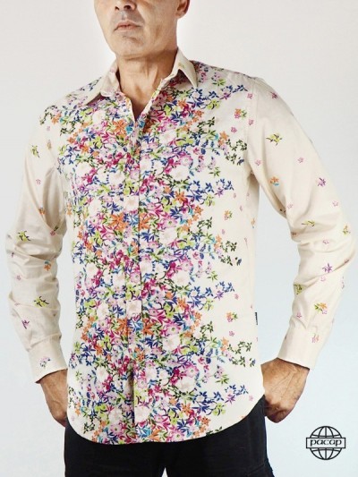 chemise imprimé a fleurs
