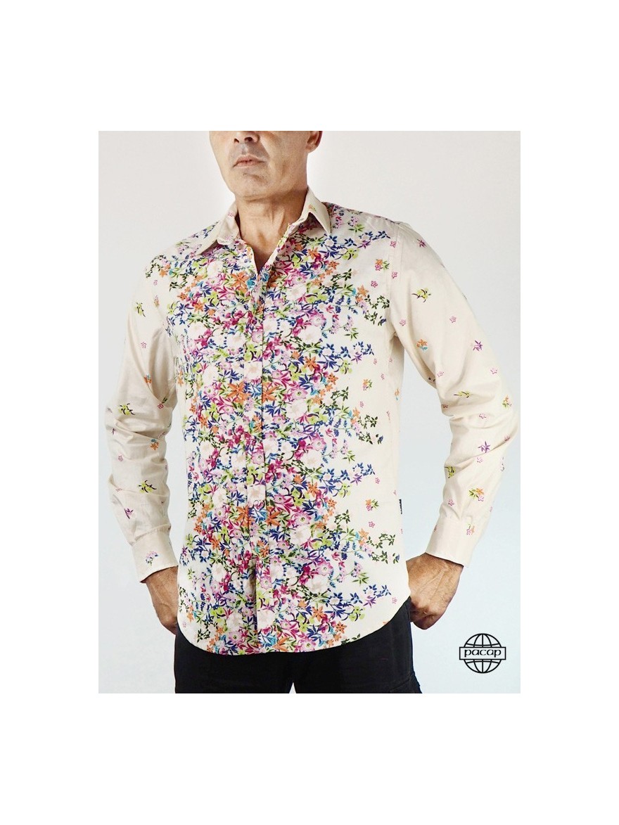 chemise imprimé a fleurs