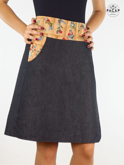 vente b2b jupe jean, grossiste jean, achat gros jupe jean